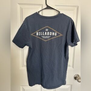 Billabong Tee Shirt, Men’s, Navy, Size M, Faded, Worn